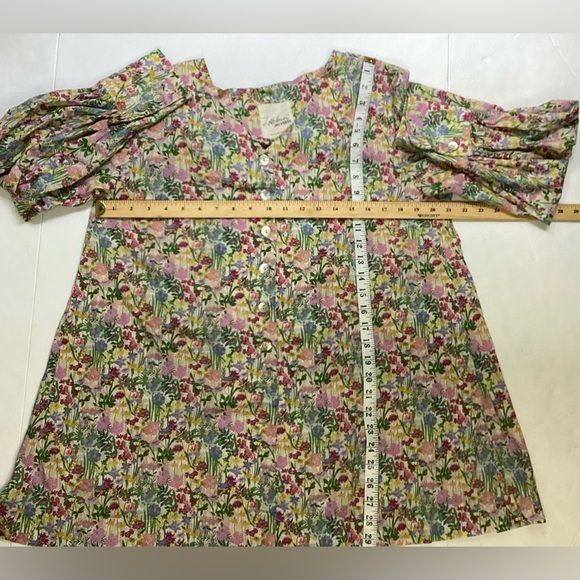 McVerdi Liberty of London cotton floral button down shirt. Size 12 - Picture 10 of 11